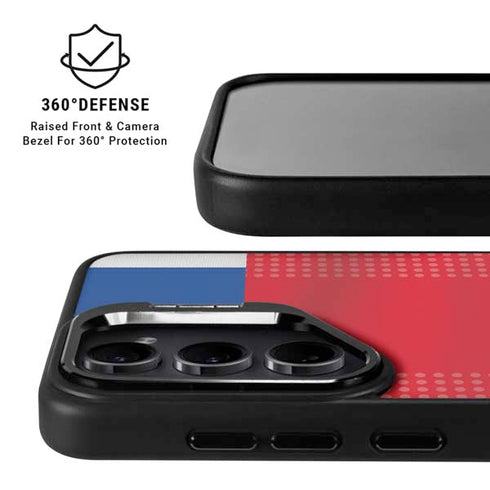 Iceland Soccer Flag Galaxy S24 FE Kickstand Case